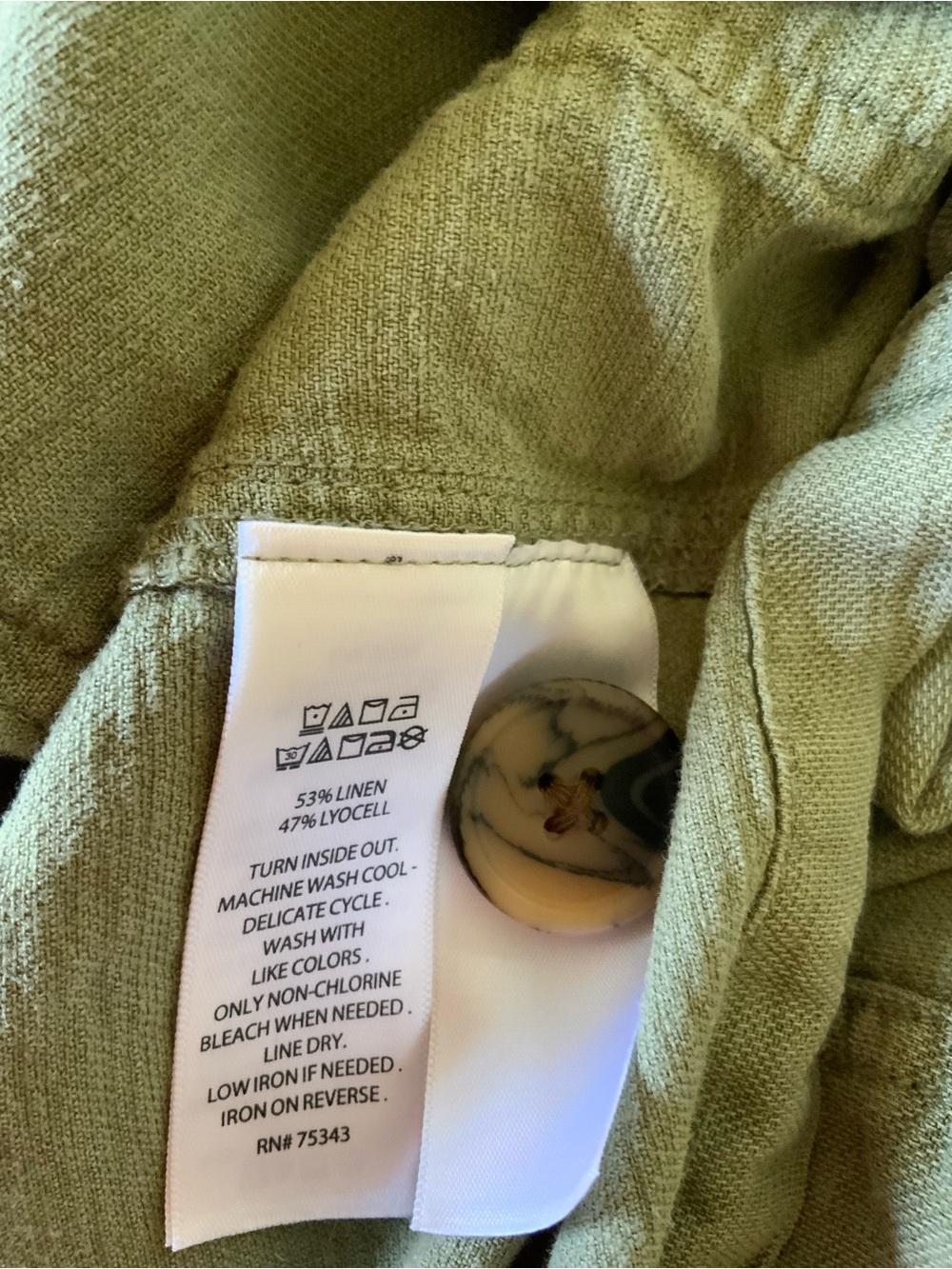 Nicole Miller Olive Green Utility Jacket - Picture 5 of 5